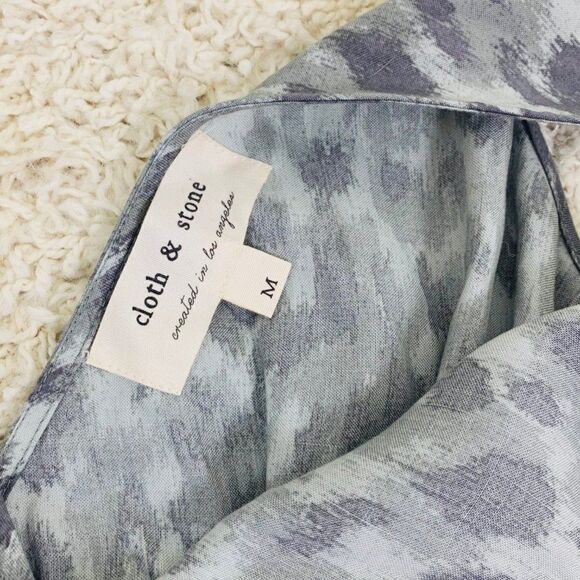 Anthropologie Cloth & Stone Olive Green Jumpsuit M - Picture 6 of 7